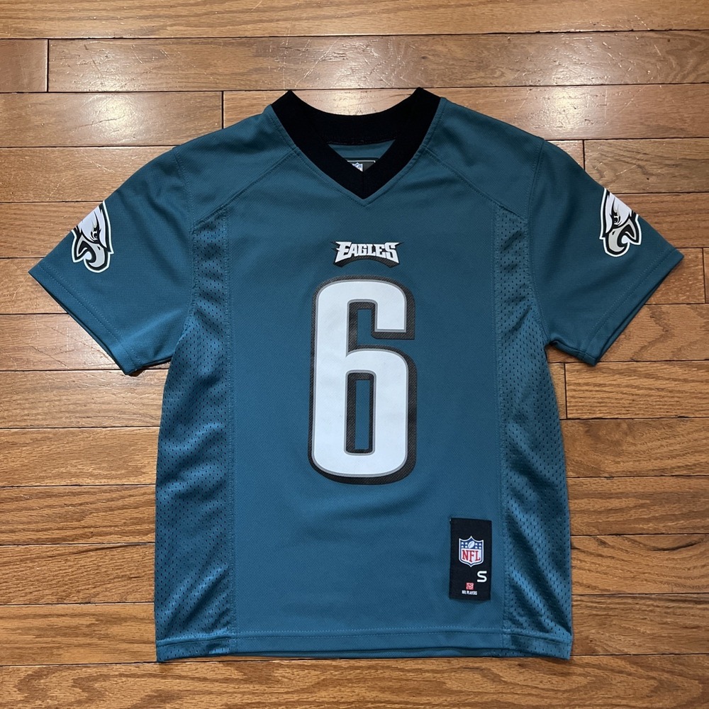 DeVonta Smith #6 Philadelphia Eagles NFL Team Apparel Youth Small Jersey Green